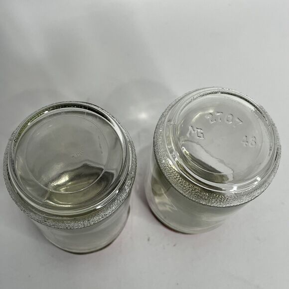 2 Vintage FLAVOR BUDS 100% PURE COFFEE GLASS BOTTLES / JAR Original Lids - Picture 6 of 11